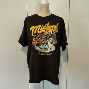 Brown Hot Topic Tee - Midlands - measurements in the images